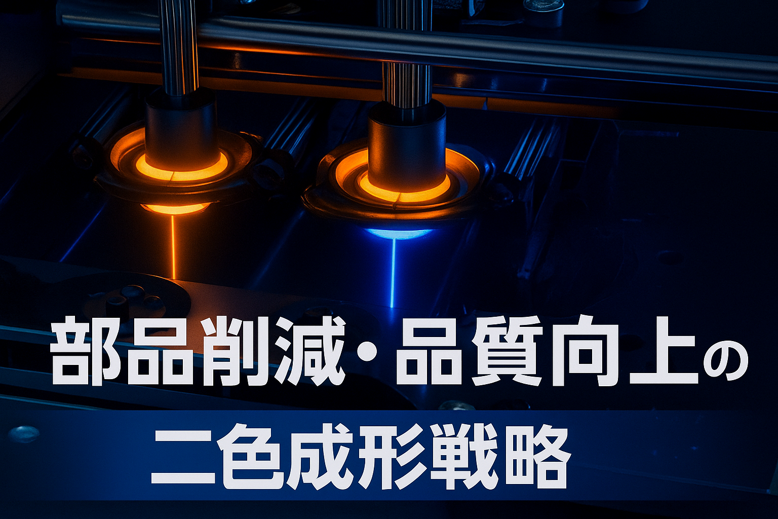 部品を減らし、品質を上げる。二色成型という「製造戦略」