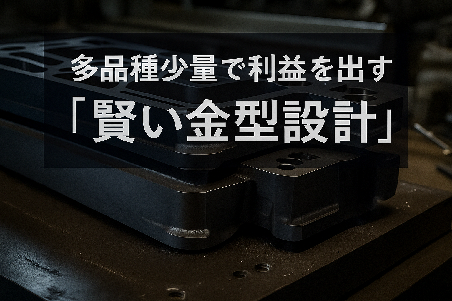 【小ロットでも利益は出る】多品種少量時代の新常識！コストを抑えてラインナップを倍増させる「賢い金型設計」とは？