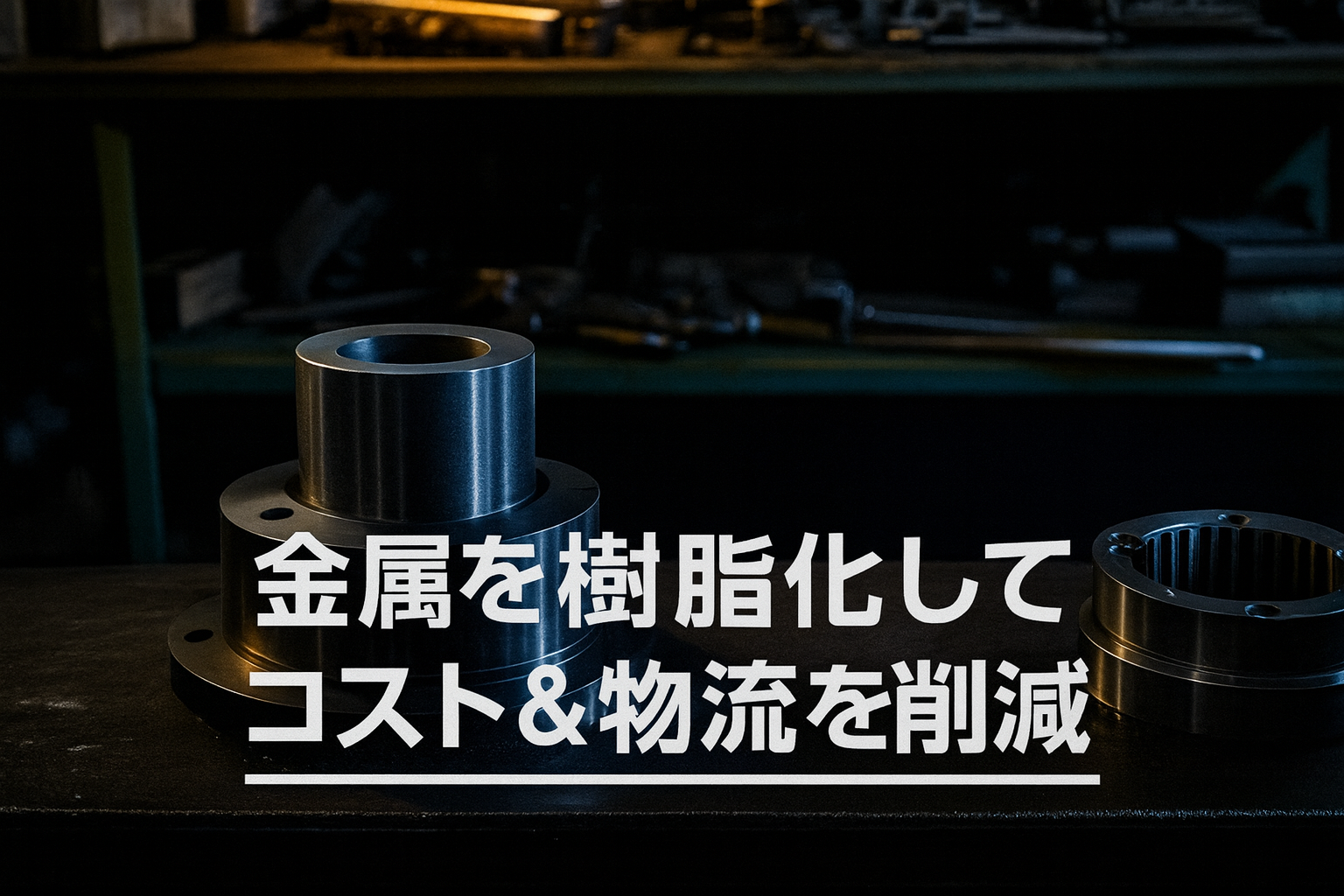 【金属代替（樹脂化）】「軽さ」は武器になる。金属部品を樹脂化してコストと物流費を削減する