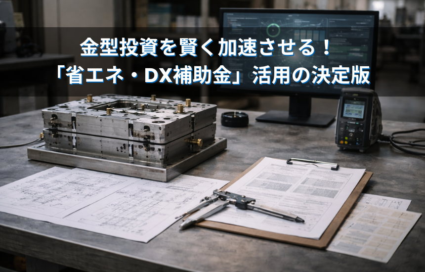 【2026年度版】金型投資を賢く加速させる！「省エネ・DX補助金」活用の決定版