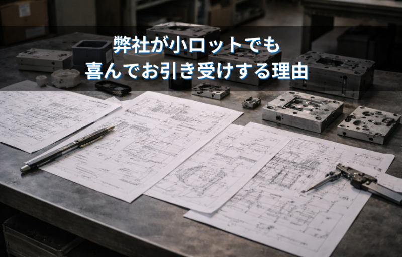【小ロットの言い出しにくさ】「1000個だけでも嫌な顔をされない？」弊社が小ロットでも喜んでお引き受けする理由