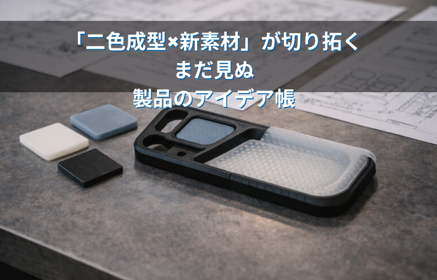 【未来の製品を共創する】「二色成型×新素材」が切り拓く、まだ見ぬ製品のアイデア帳