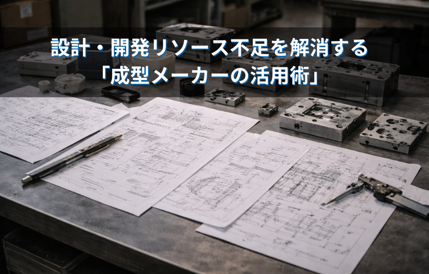 【図面1枚で動き出す】設計・開発リソース不足を解消する「成型メーカーの活用術」