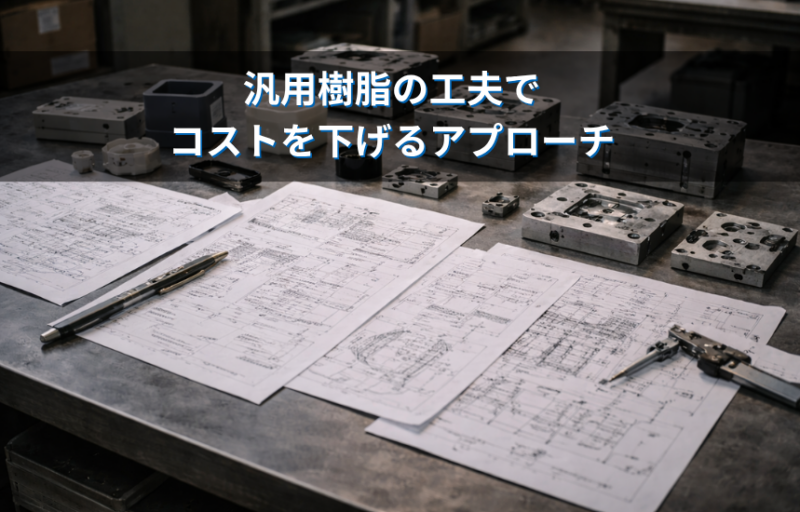 【過剰スペックの是正】「その図面、本当にその高い樹脂が必要ですか？」汎用樹脂の工夫でコストを下げるアプローチ